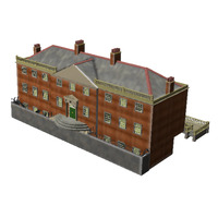 More detailed country house with interior walls, an earlier image in Carrera, source files now lost