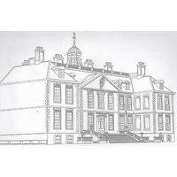 Belton House hand traced from a photograph